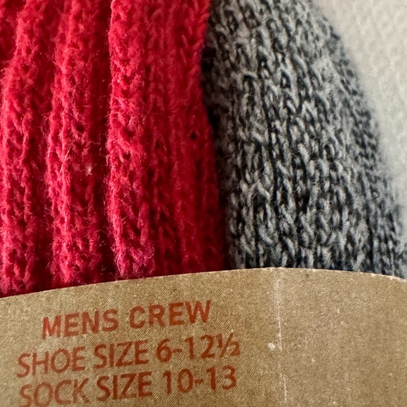 NWT Thermal Socks by Hot Feet-2 pair of Men's All-Weather Heavy Duty Crew Socks - Picture 7 of 9